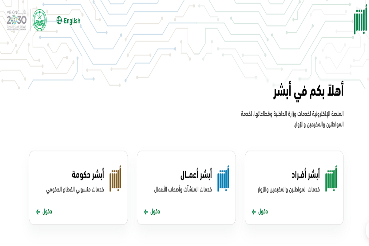 التحقق من المخالفات عبر أبشر