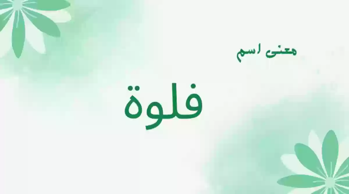 معنى اسم فلوه وألقاب دلع الاسم